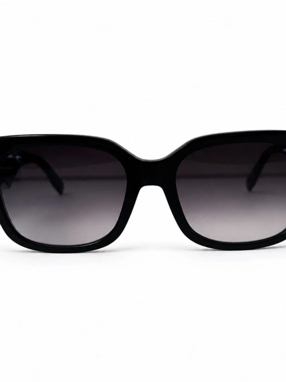 Karl Lagerfeld Black Frame Sunglasses with Gradient Lenses